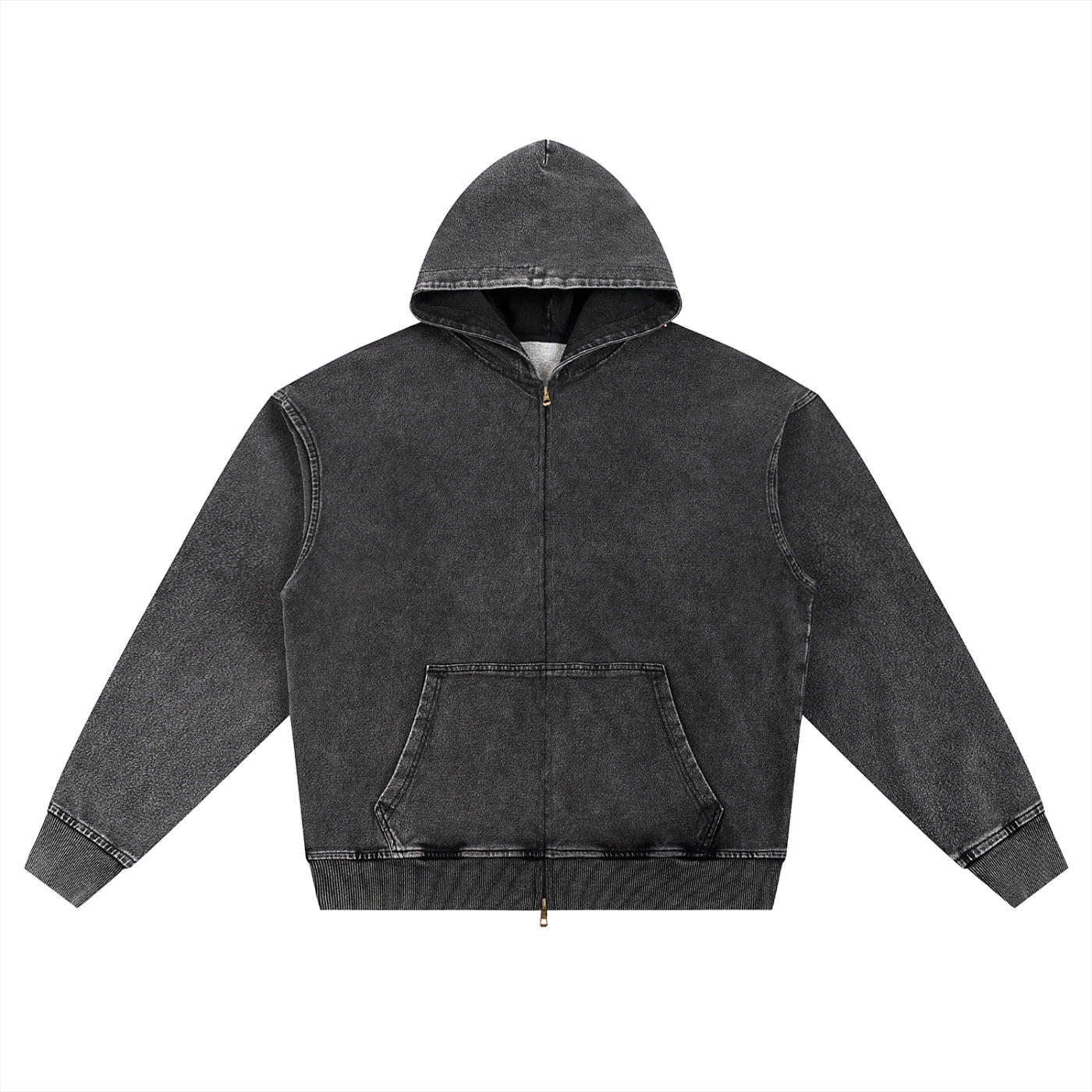Matthew 5:14 Black Unisex Zip-Up Hoodie