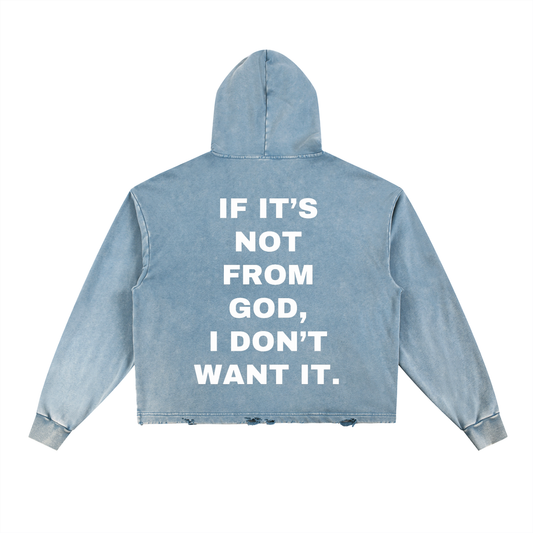 God's Will Blue Unisex Hoodie