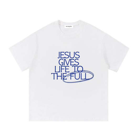 John 10:10 Blue Font Unisex T-Shirt