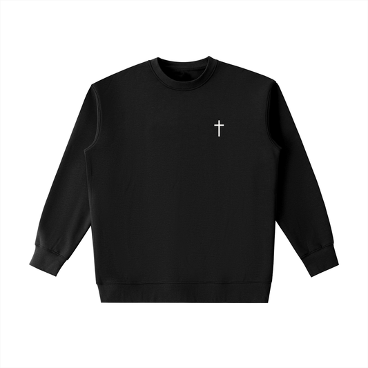 Cross Black Unisex Sweatshirt