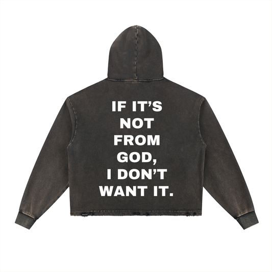 God's Will Black Unisex Hoodie