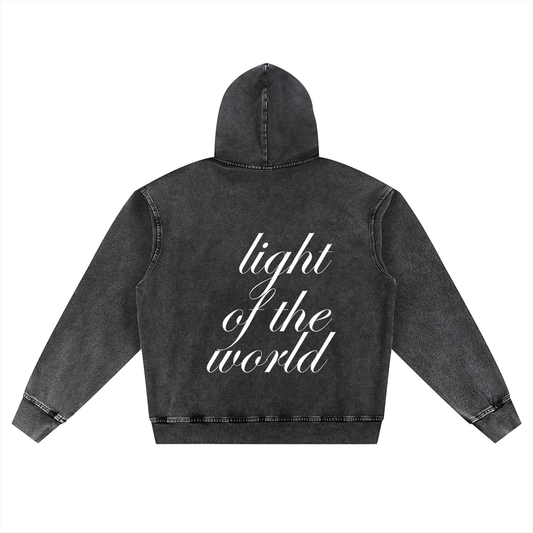 Matthew 5:14 Black Oversized Unisex Hoodie