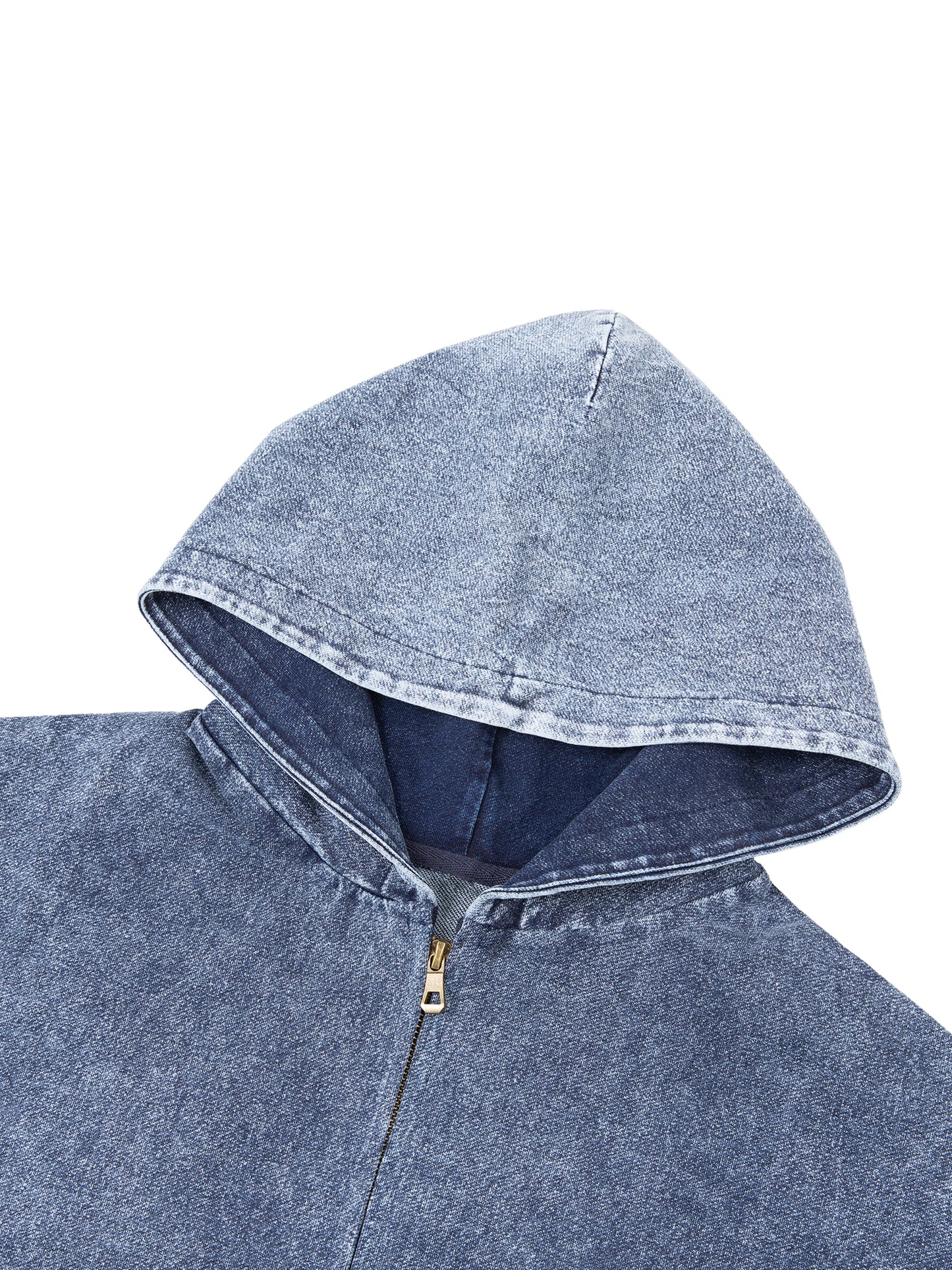 Matthew 5:14 Blue Unisex Zip-Up Hoodie